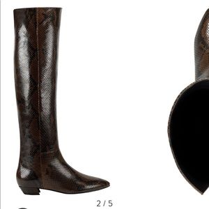 Women gareth snake embossed boots